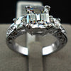 Gold Plated Rectangle Emerald Cut CZ Zircon