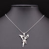 Fairy Wing Girl Angel Pendant Necklace